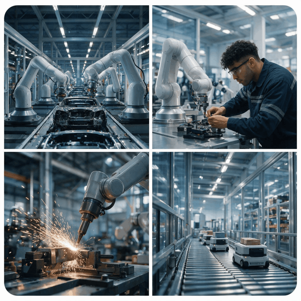 cuáles son las 4 ramas de la robótica