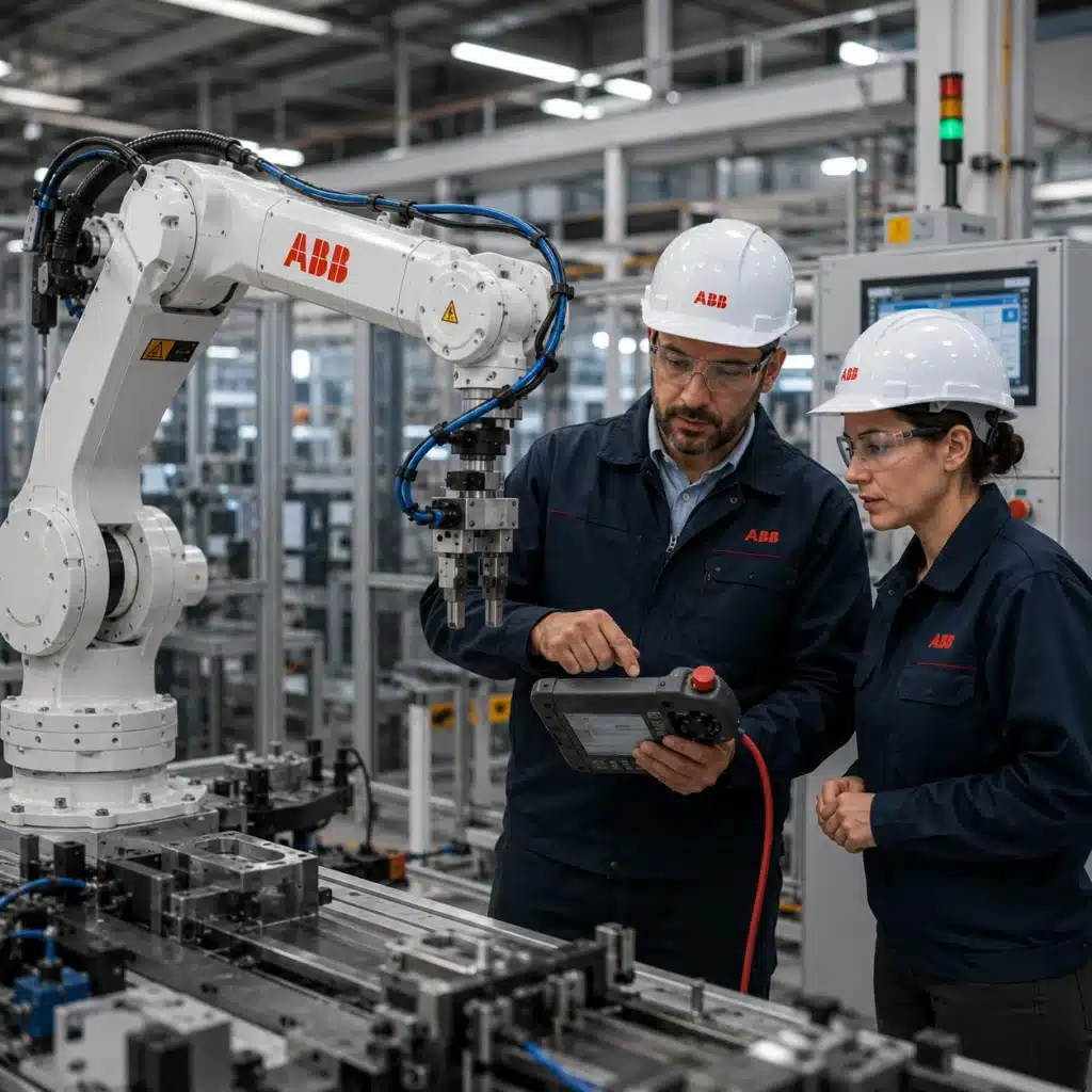 capacitación robots industriales
