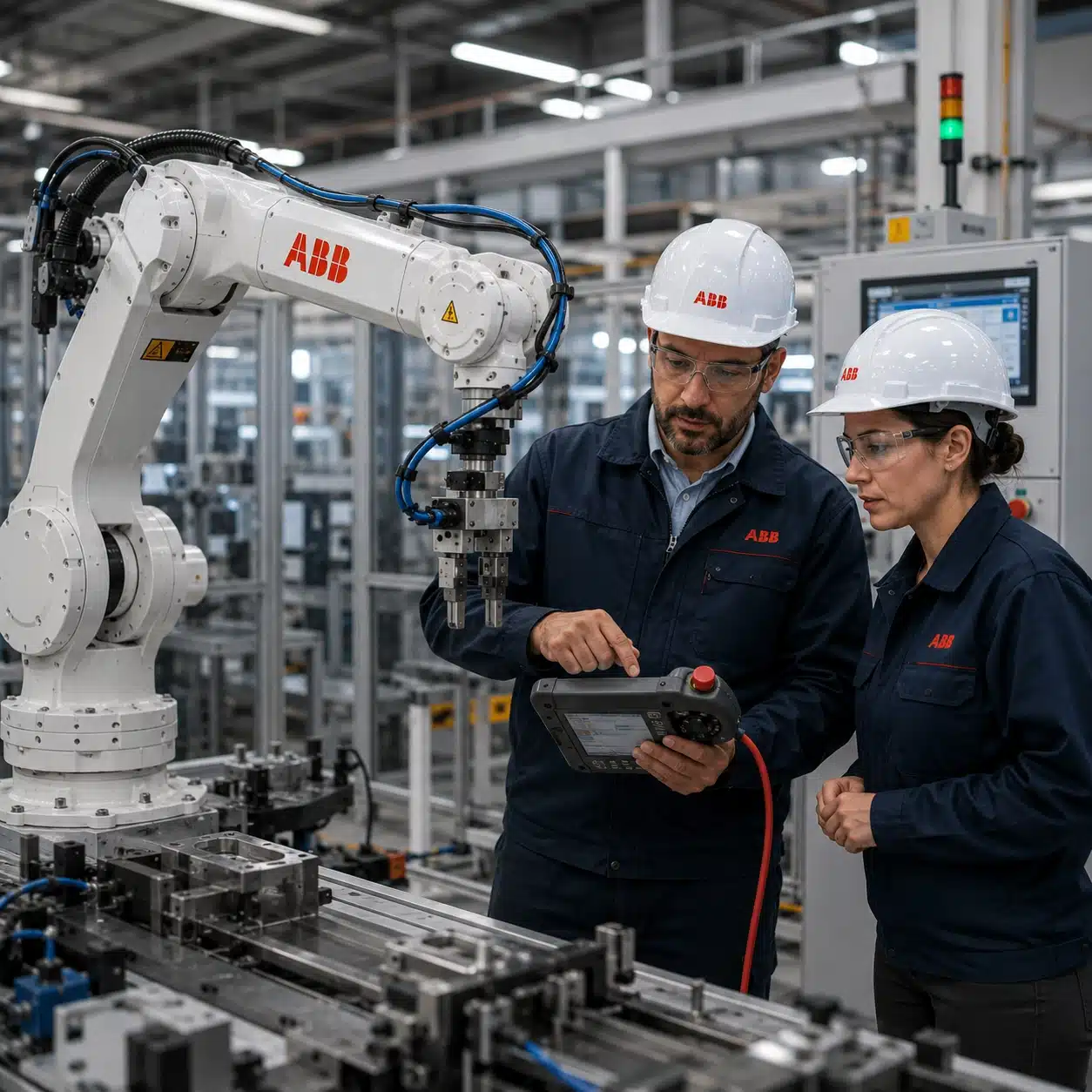 capacitación robots industriales